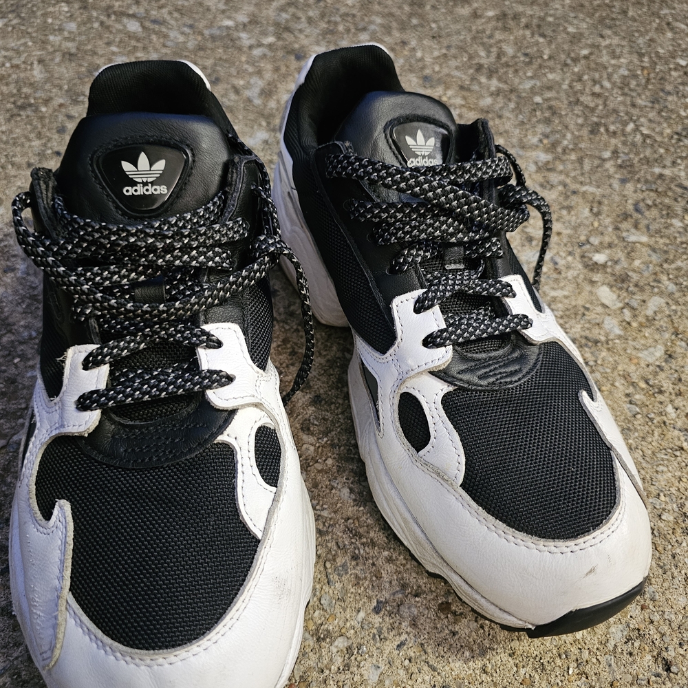 Adidas Black and White Sneakers